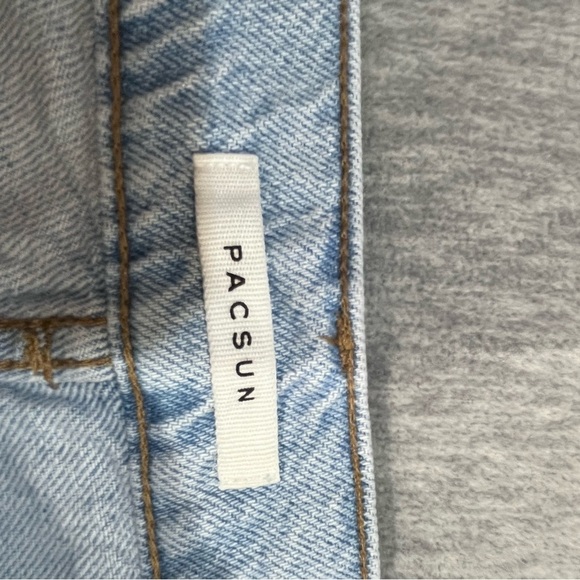 PacSun Sky Blue Denim Jeans size 28 - Picture 6 of 12